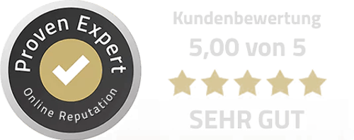 5 Sterne Proven Expert Bewertung